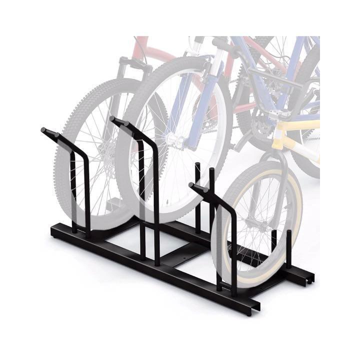 値下げ　訳あり自転車スタンド 横風に強い 頑丈 自転車 自転車置き場 (3台用) 自転車スタンド 横風に強い 頑丈 自転車置き場 (3台用) : 小路