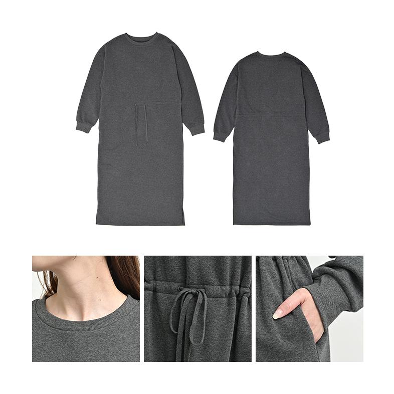 ルームウェア ワンピース 裏起毛 部屋着 レディース マタニティ 送料