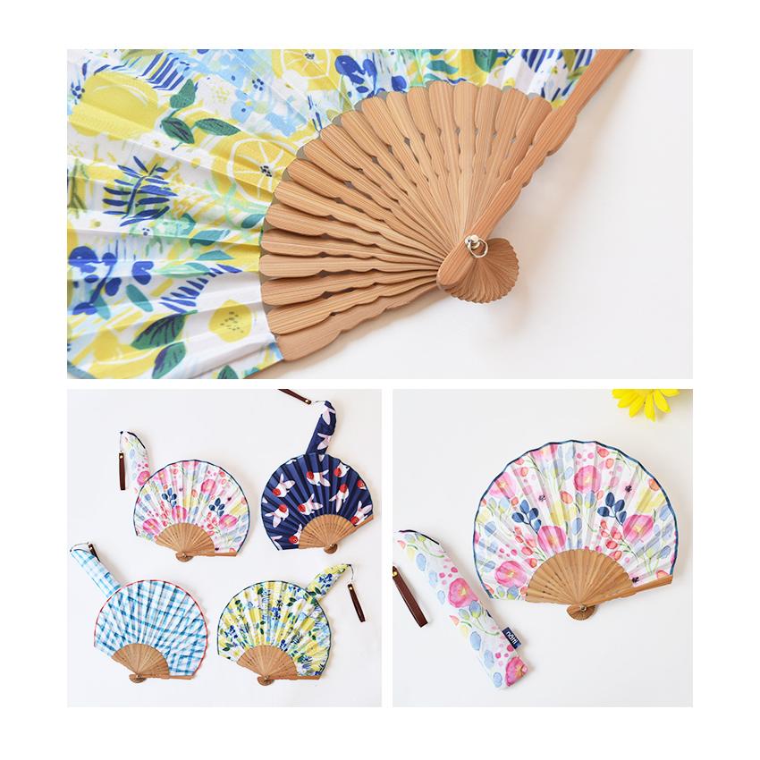 扇子 ケース付き natti ナッティ レディース 女性 女性用 おしゃれ 花