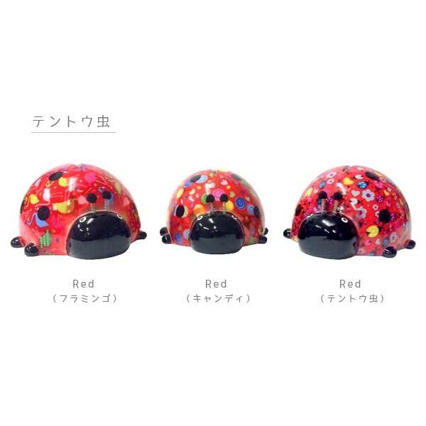 送料無料！pomme-pidouポム・ピドウ カラフルアート貯金箱/テントウ虫S