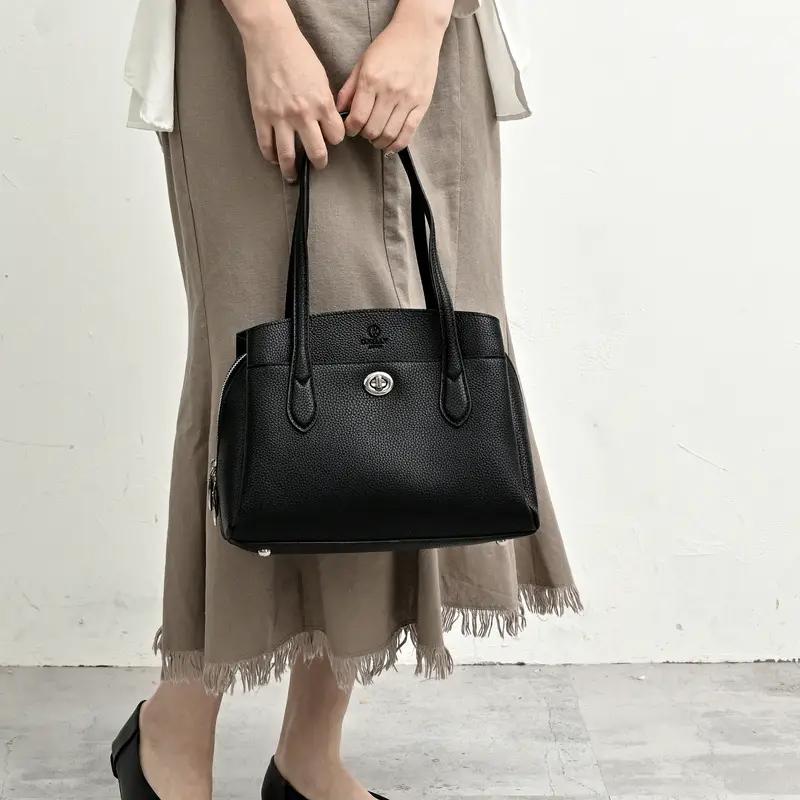 D.KELLY フロントポケット ショルダーバッグ トートバッグ