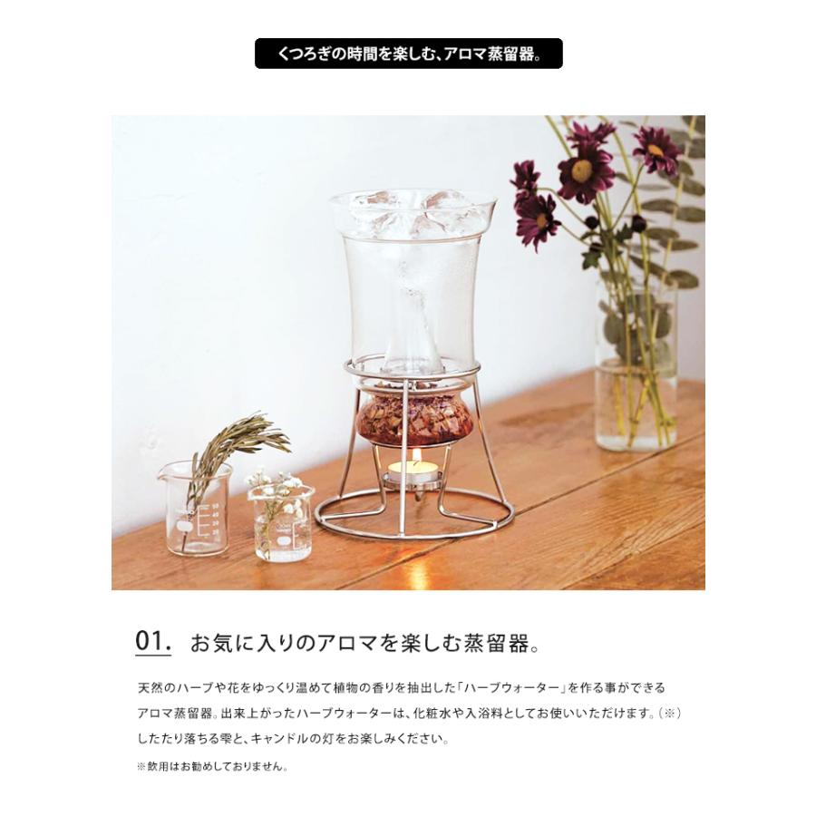 HARIO ハーブ 蒸留器 ハーブウォーターメーカー セット ハリオ
