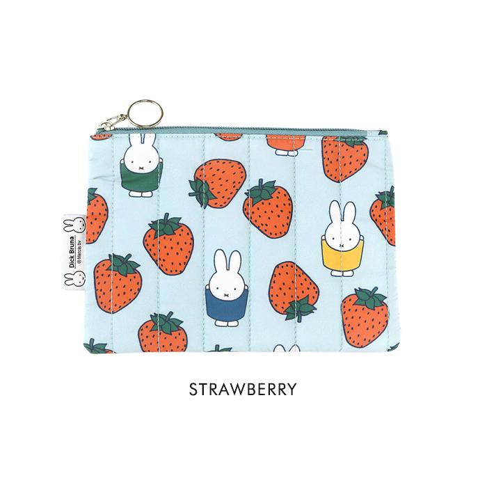 miffy ミッフィー Dick Bruna キルティングフラットポーチ ポーチ
