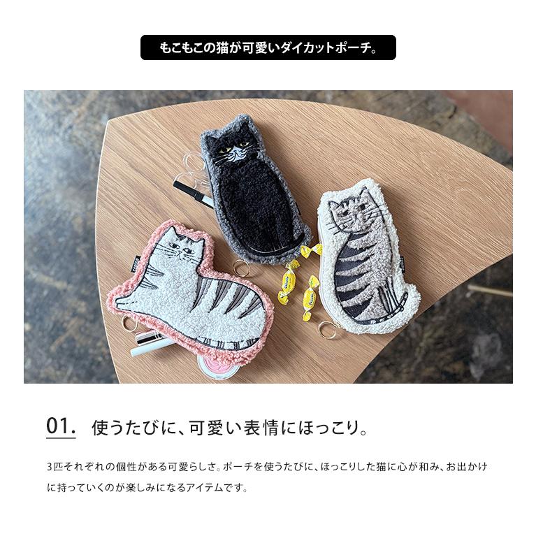 HEMING'S（ヘミングス） コピーヌ ダイカットポーチ copine 猫