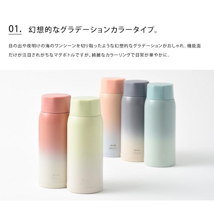BRUNO（ブルーノ） 軽量 ステンレス スクリュー ボトル medium 350ml