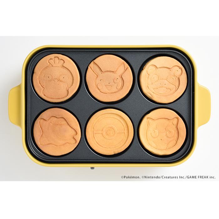 BRUNO ホットプレート ポケモン　新品未使用 Amazon | BRUNO ポケモン コンパクトホットプレート イエロー