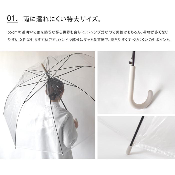 ビニール傘 36本セット 傘 雨傘 長傘 アンブレラ 65cm 大きい 大きめ