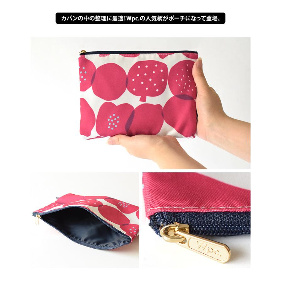 Wpc. w.p.c. フラットポーチ 小物入れ はっ水 メール便送料無料