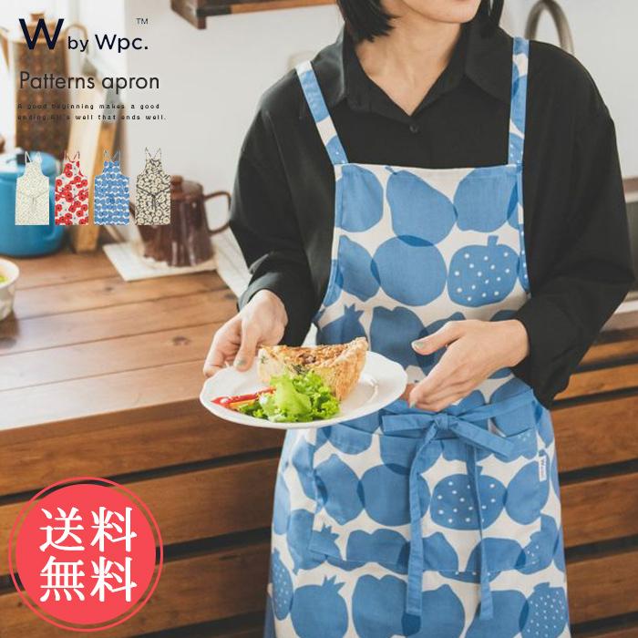 Wpc. メール便 送料無料 Wpc プリント エプロン レディース
