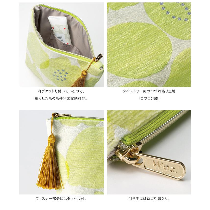 Wpc. w.p.c. ワールドパーティー ゴブラン織 舟型 ポーチ メール便送料 