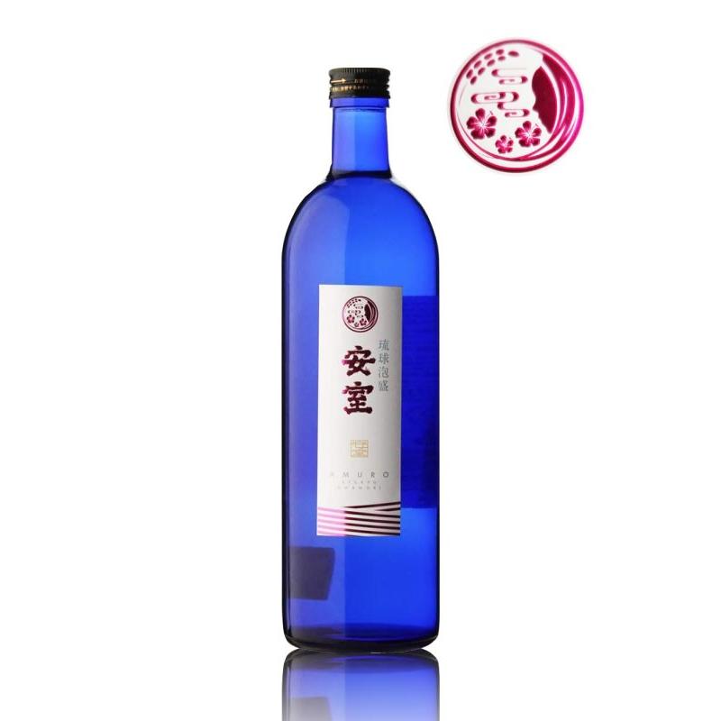 琉球泡盛 安室 酒 2本セット 焼酎 安室 琉球泡盛 アムロブルーボトル 25度 720ml 詰口2021.11.2