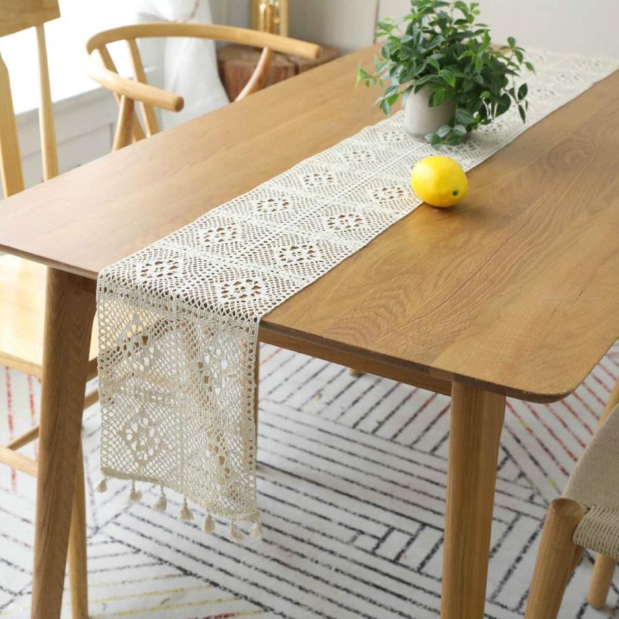 Shopdp 手作りのかぎ編み テーブルランナー 食卓カバー インテリア ボヘミア風 北欧 タッセル付き 24 260cm 005 エルエスストア 通販 Yahoo ショッピング