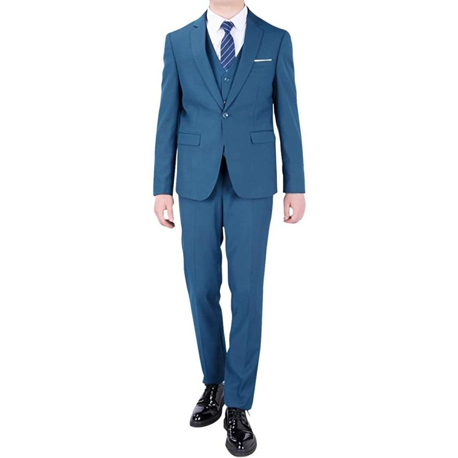 贈る結婚祝い Fomansh スーツ メンズ スリーピーススーツ スリム 無地 スタイリッシュ 上下 その他財布 帽子 ファッション小物