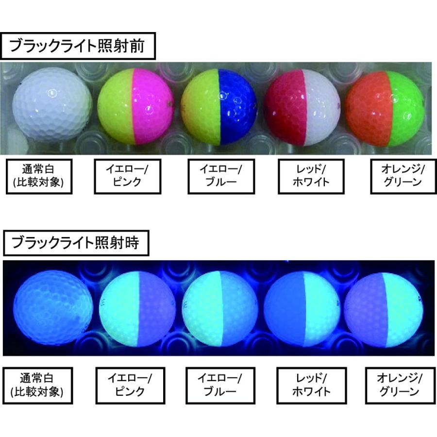 キャスコ(Kasco) ゴルフボール KIRA LINE 6個入り(2個パック×3) イエロー/ピンク｜ls-store｜10