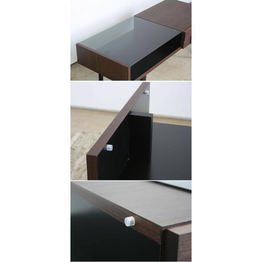 国産 日本製 リビングテーブル センターテーブル ローテーブル サイドテーブル 机 ガラス 収納 おしゃれ 長方形 四角 完成品 送料無料 |  | 03