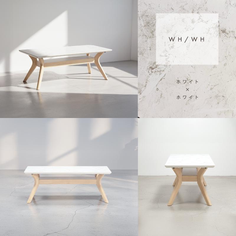 センターテーブル メラミン 幅 110 cm テーブル リビングテーブル ローテーブル 収納 棚  棚付き 木製 グレー ホワイト 白 ブラウン コーヒーテーブル |  | 14