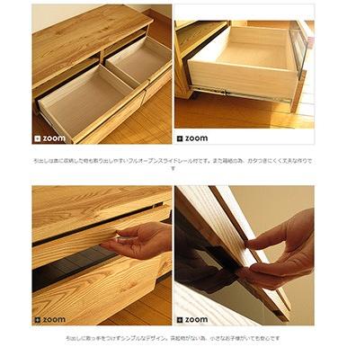 幅120 テレビ台 テレビボード TV台 完成品 ローボード 強化シート ブラウン ナチュラル 大川家具 国産 日本製 送料無料 |  | 02