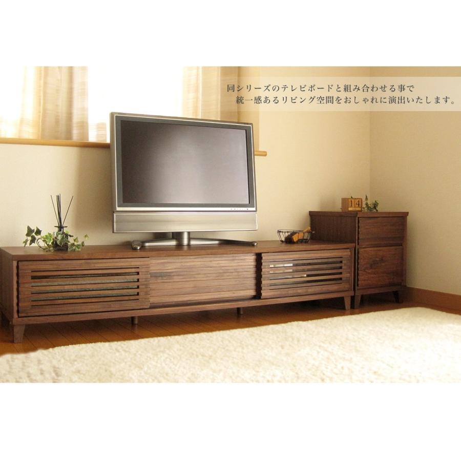 サイドチェスト サイドテーブル ウォールナット おしゃれ 北欧 完成品 40 幅 収納 送料無料 |  | 03