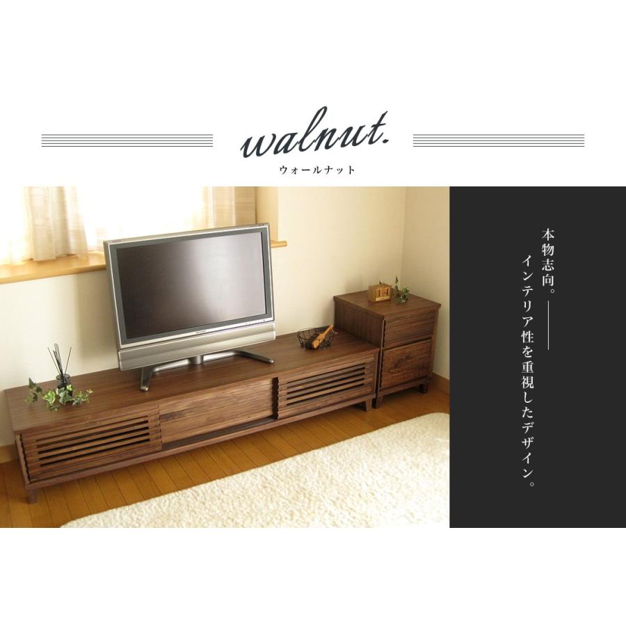 サイドチェスト サイドテーブル ウォールナット おしゃれ 北欧 完成品 40 幅 収納 送料無料 |  | 05