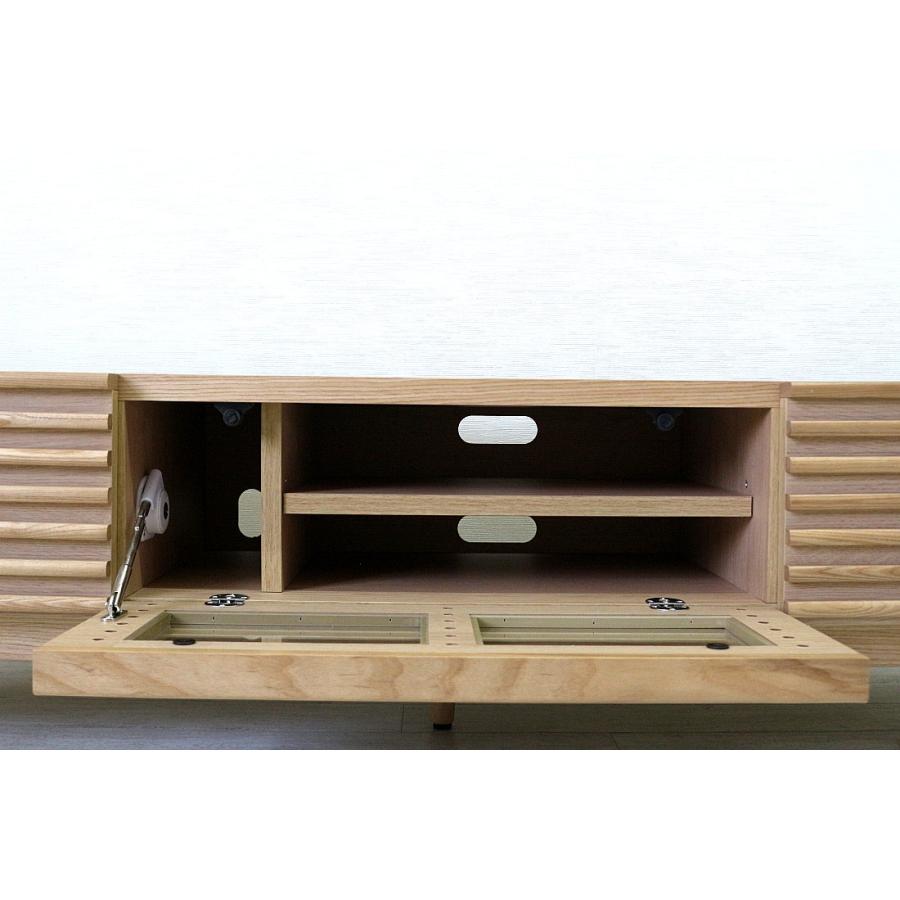 テレビボード ナチュラル ブラウン 完成品 150 幅 センチ テレビ台