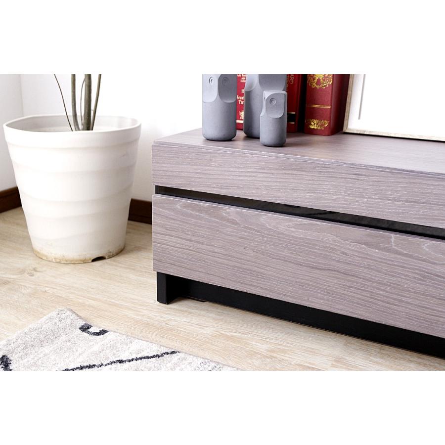 ホワイト テレビ台 引き出し付き 170 cm テレビボード ホワイトナチュラル グレー 完成品 170 幅 センチ