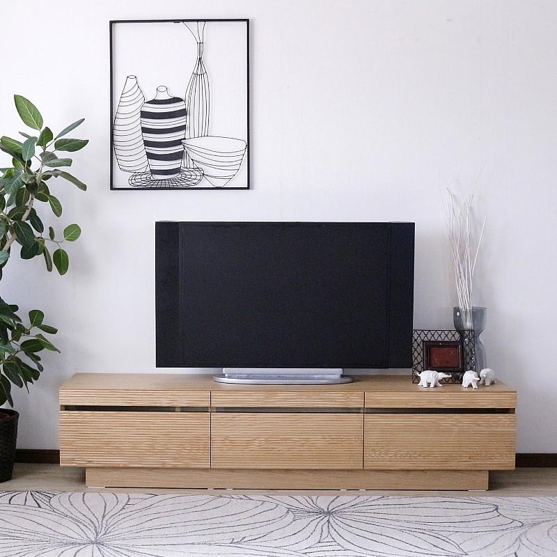 テレビボード ナチュラル ウォールナット 完成品 180 幅 センチ