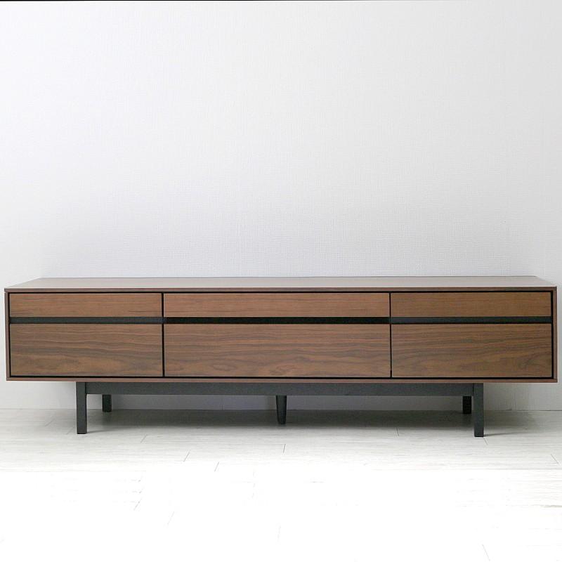 テレビボード グレー ウォールナット 完成品 150 幅 センチ