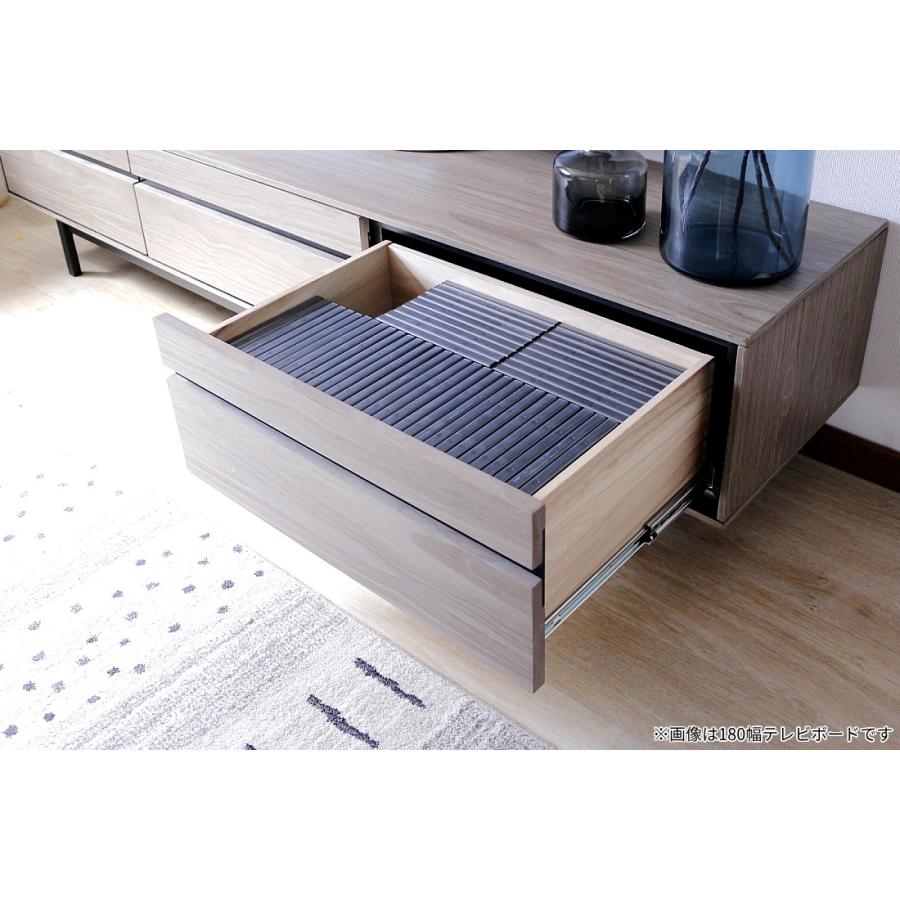 テレビボード グレー ウォールナット 完成品 150 幅 センチ