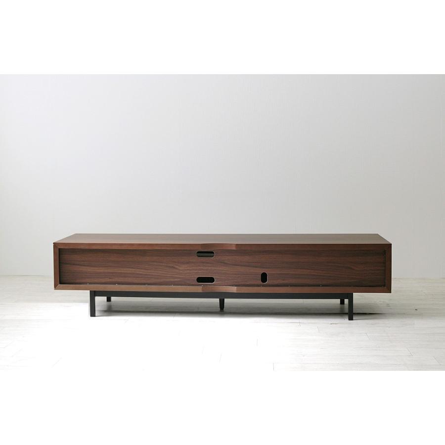 テレビボード グレー ウォールナット 完成品 180 幅 センチ テレビ台 ローボード おしゃれ 収納 引出し フラップ 天然木 木製 灰色 ブラウン 茶 送料無料 |  | 08