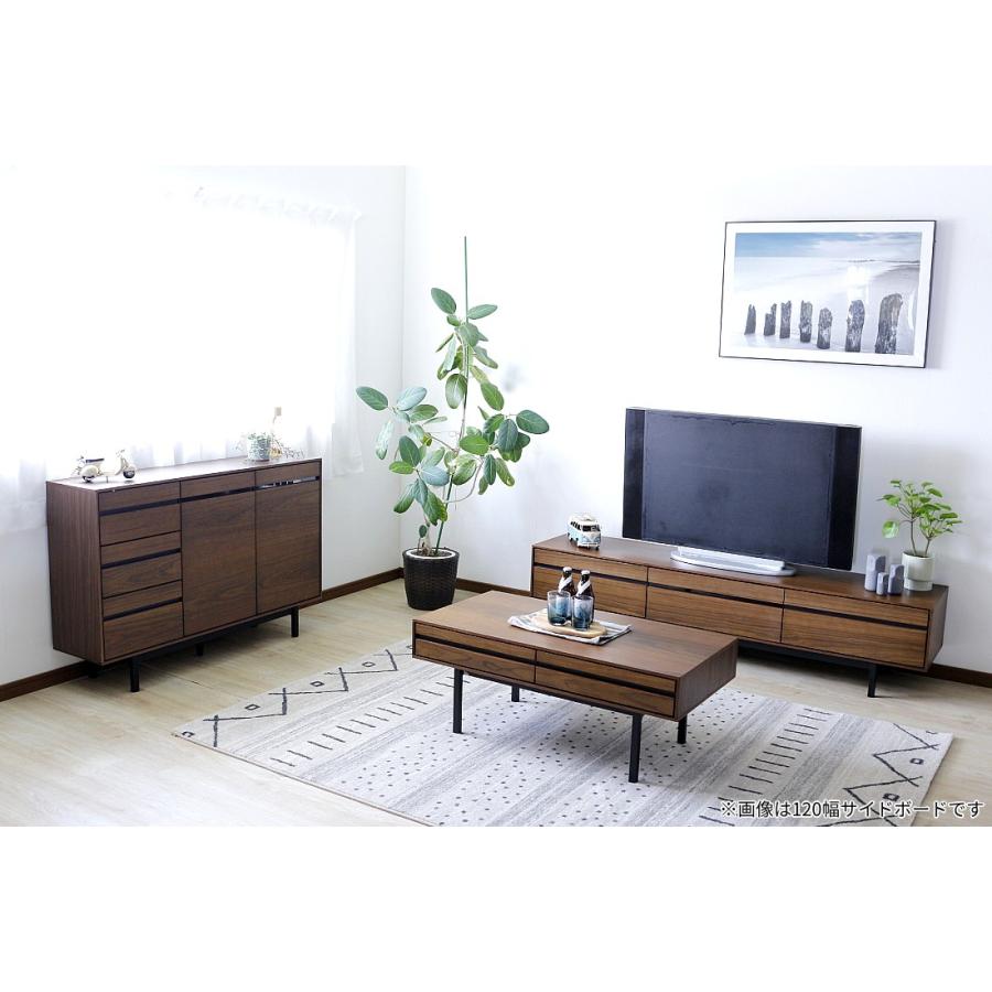 サイドボード リビングボード キャビネット グレー