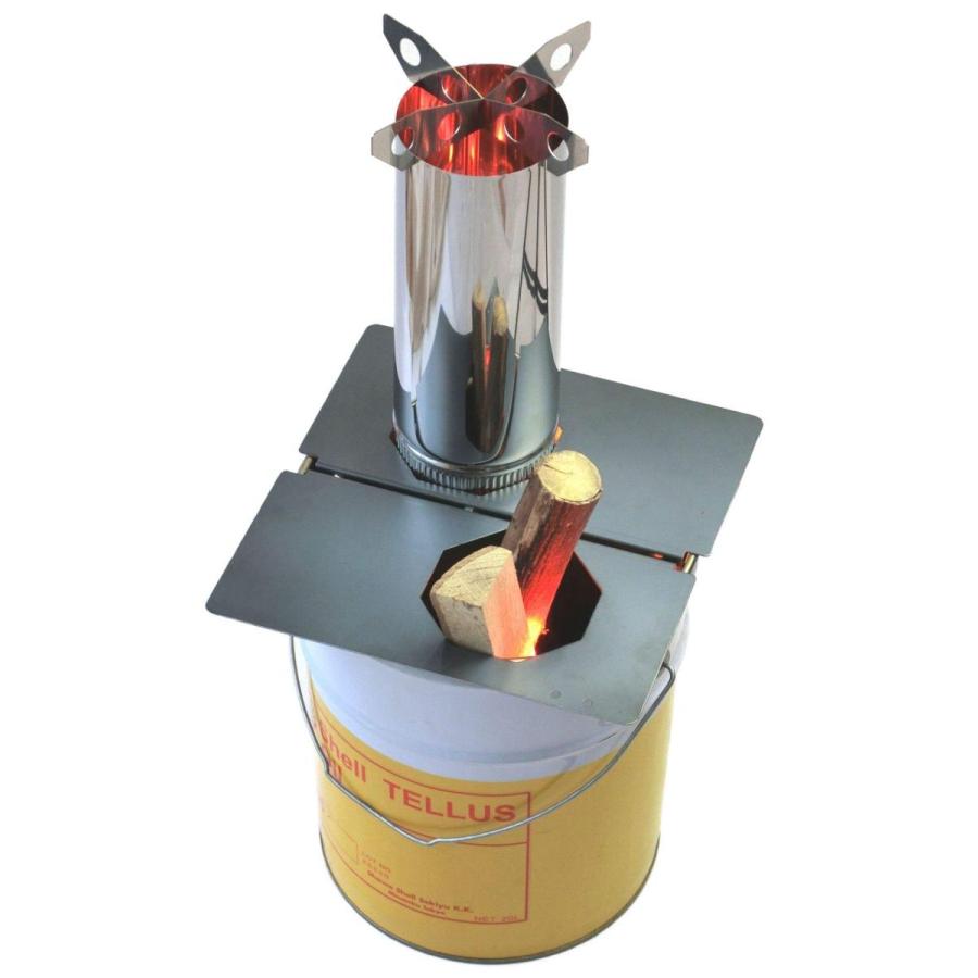 Liftoff ロケットストーブ 焚火缶 自作キット lペール缶ポン置き加工なし 煙が少なく良く燃える 薪ストーブ 焼却炉 ペール缶は付属しません 煙突 B074cxt6l9 Lgsストア 通販 Yahoo ショッピング