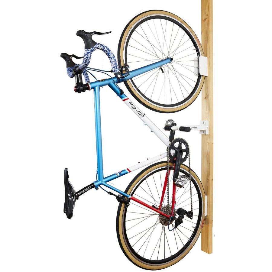 最大57％オフ！ サイクルロッカー CycleLocker 壁掛け縦置き自転車ロードバイクスタンドハンガー クランクストッパーウォールCSW-01  WHITE polydrogas.com.br