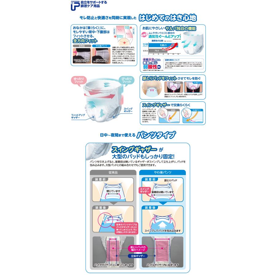 P.U　サルバ　やわ楽パンツ　M / 35872　24枚 |  | 01