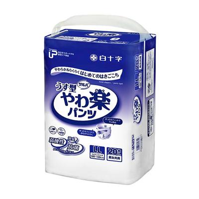 P.U　サルバ　やわ楽パンツ　LL / 35874　20枚 | 