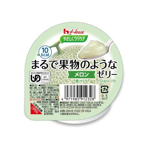 やさしくラクケア　まるで果物のようなゼリー　メロン / 60g | 