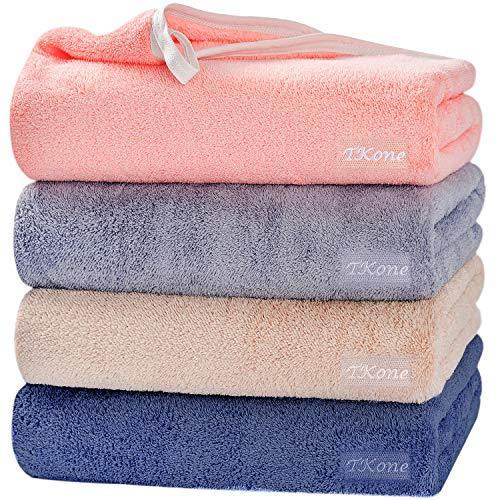 Tkone バスタオル タオル 60 1cm 4枚セット マイクロファイバー 高速吸水 速乾 耐久性 バスタオル 大判 ふわふわ Kkq6938 Ls Store ヤフー店 通販 Yahoo ショッピング