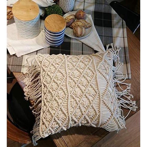 クッションカバー 手作り編み系 ニット 4545cm おしゃれ 可愛い タッセル 装飾枕カバー ボヘミアン枕 オフィス Kzn Ls Store ヤフー店 通販 Yahoo ショッピング