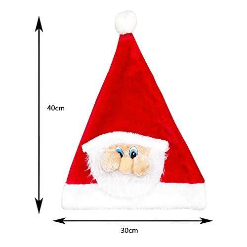 Iriwa サンタ帽子 サンタクロース コスプレ帽子 大人 子供用 ふわふわ 可愛い サンタ顔付き 大きめサイズ クリス Rxm3975 Ls Store ヤフー店 通販 Yahoo ショッピング