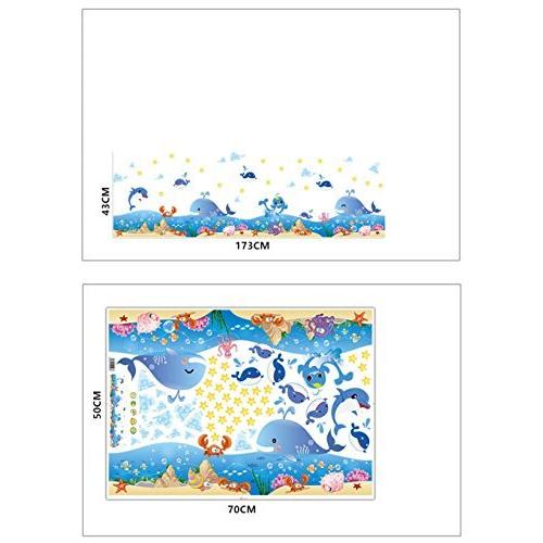 Chirstseason ウォールステッカー 海の物語 海の生き物 インテリア バスルーム お風呂 バスタブ 壁紙 アート シー Trm0698 Ls Store ヤフー店 通販 Yahoo ショッピング
