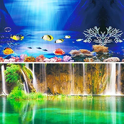 水槽 魚タンク バックスクリーン 両面印刷 背景 水族館ポスター 水槽の飾り D 60x40cm Yvs5771 Ls Store ヤフー店 通販 Yahoo ショッピング