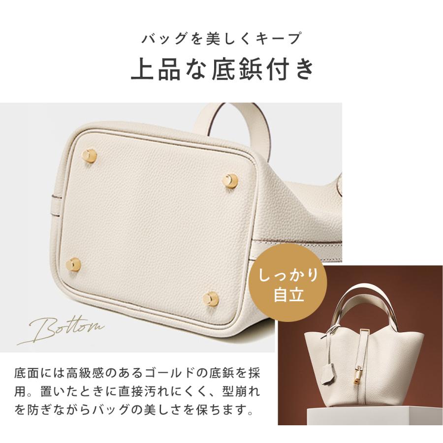 バッグインバッグ付 ハンドバッグ 本革キューブバッグ 本革キューブ型