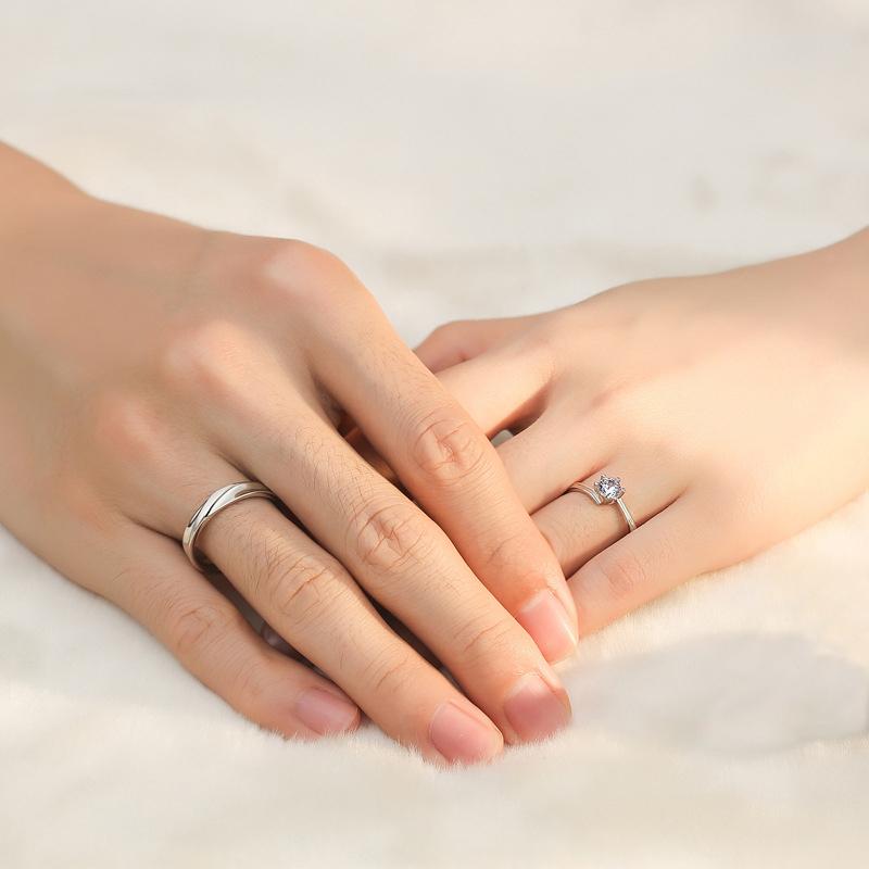 ペアリング シンプル 恋人 フリーサイズ調整可能 永遠 リング ペアリング シンプル 恋人 フリーサイズ調整可能 永遠 リング