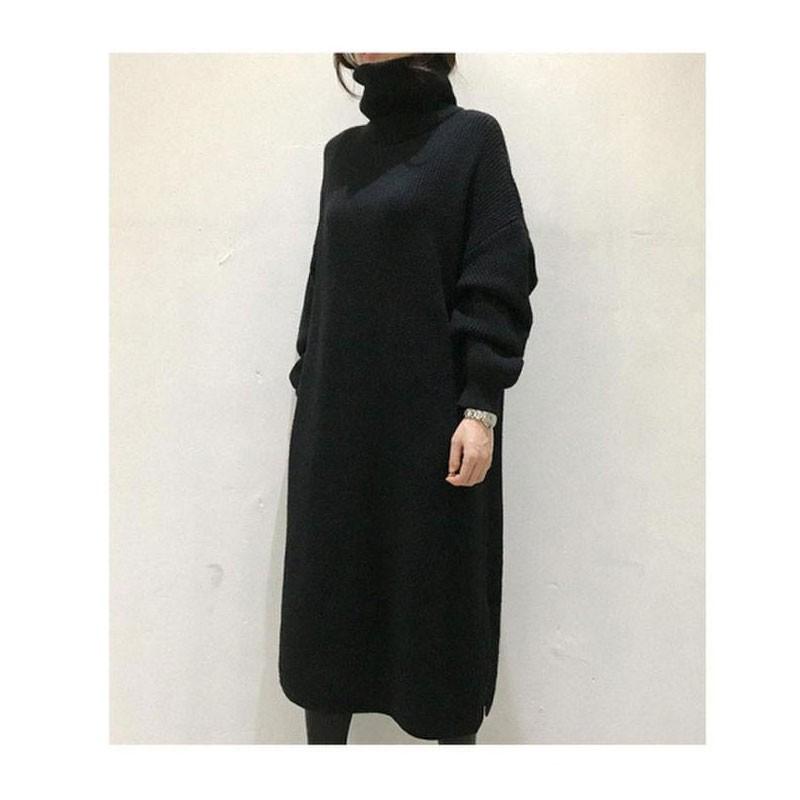 正規取扱店 ニットワンピ ニットワンピース 大きいサイズ ロング レディース 体型カバー マキシ丈 ニット トップス ゆったり 無地 ロングワンピース 人気特価激安 Www Servblu Com