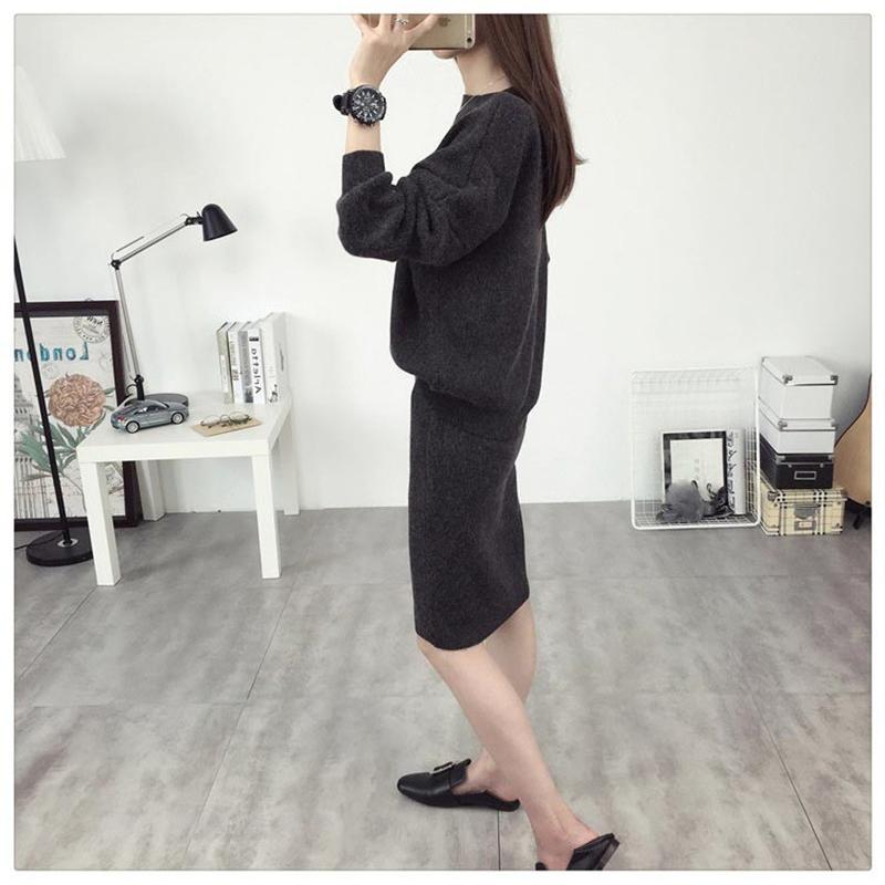 セットアップ ニット レディース ニットアップ 秋冬 トップス セーター 長袖 ニットスカート ミニ丈 タイトスカート 上下セットアップ 30代 40代 Csu160 L Star 通販 Yahoo ショッピング