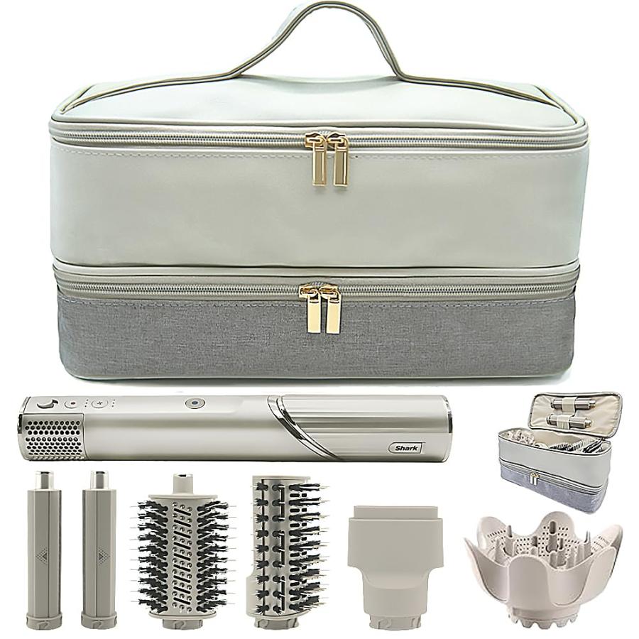 Tfork シャークフレックススタイル用ヘアドライヤー キャリーケース ポータブルシャークヘアツール トラベルバッグ エアラップド 並行輸入品