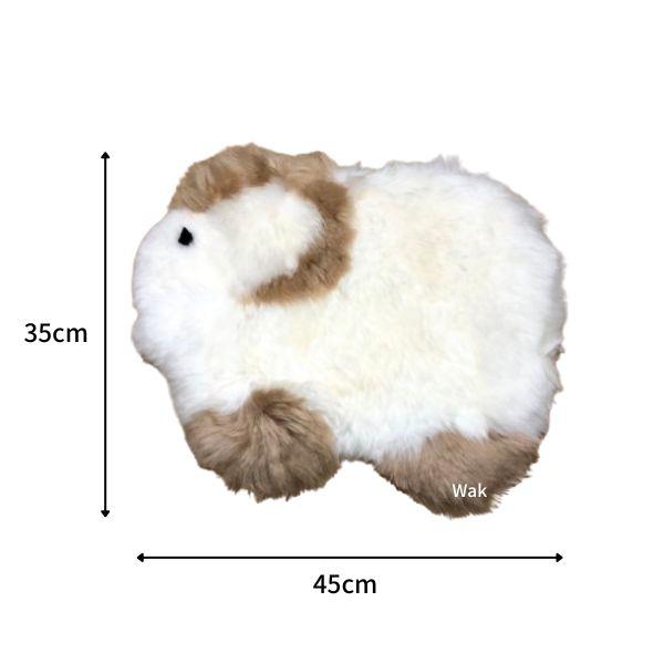 西川 クッション 西川 ひつじ ムートンクッション ベージュ