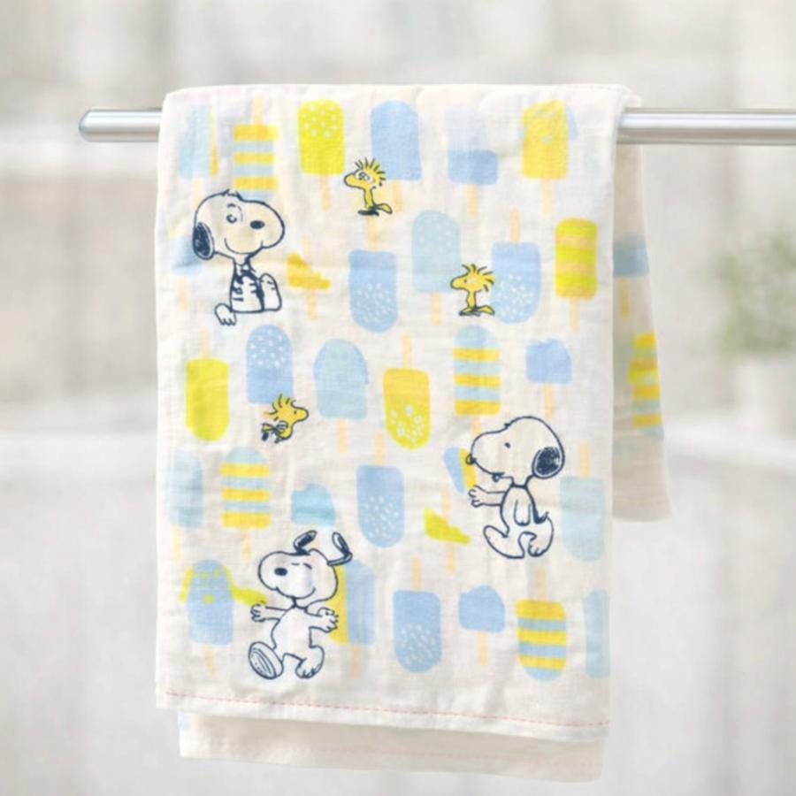 SNOOPY（スヌーピー） タオル バスタオル ガーゼタオル ふんわりガーゼ