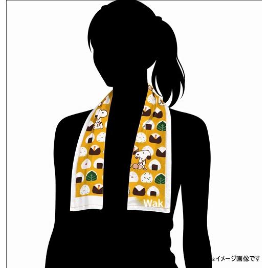 SNOOPY（スヌーピー） タオル ふんわりガーゼ ロングフェイスタオル 25