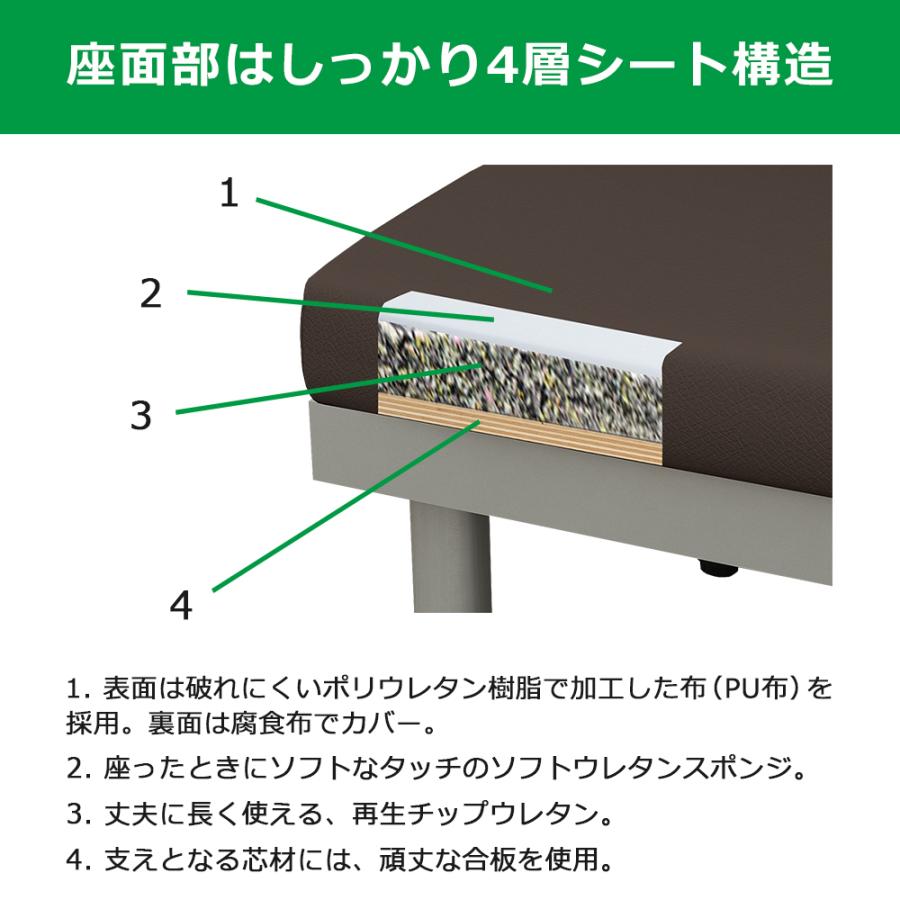 コロナウィルス 長椅子 ベンチ 2人 150 ロビーベンチー ロビーチェア ロビーソファ 背付き 待合室 ロビー クリニック 病院 更衣室 幅150cm BCL-1550