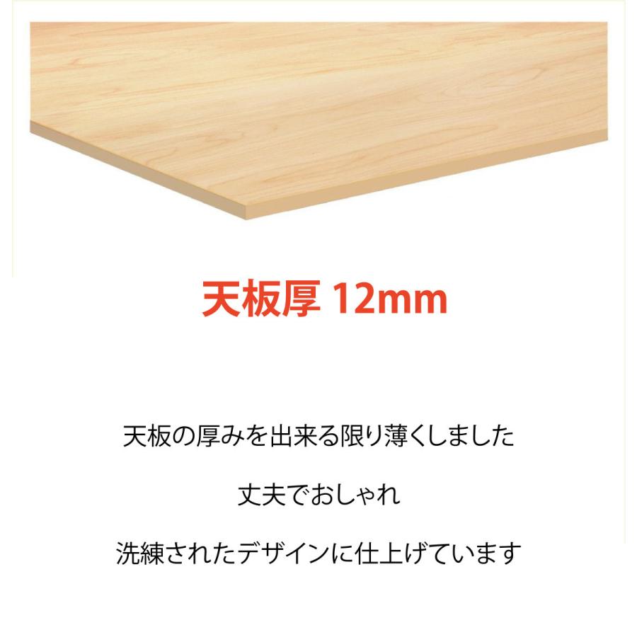 ワークデスク フリーアドレスデスク 配線キャップ付 ミーティングテーブル 300 長机 多目的デスク 商談デスク 幅300cm 奥行100cm 高さ72cm FASA10-3010の画像